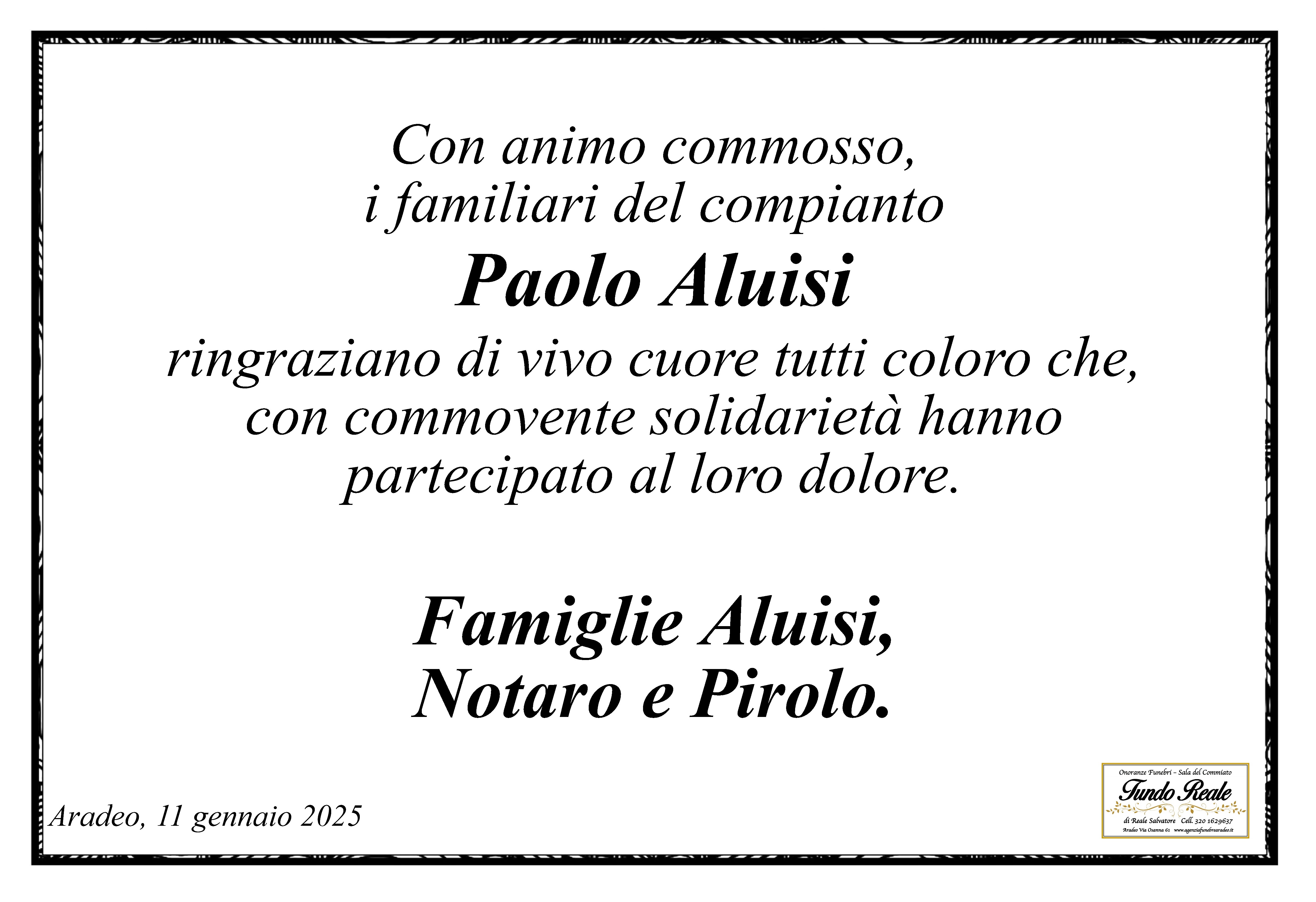 Famiglia Aluisi Paolo