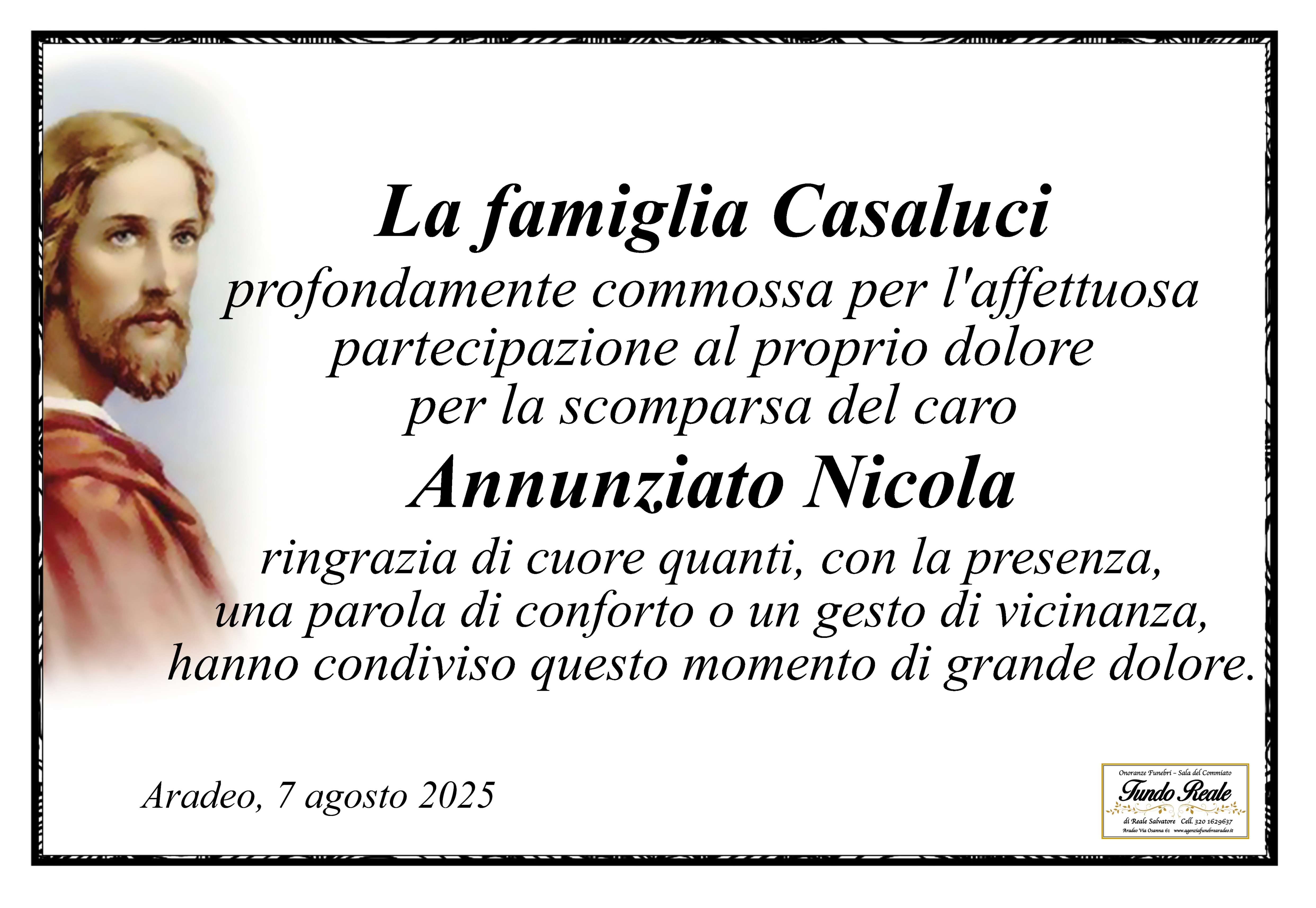 Famiglia Casaluci Annunziato Nicola