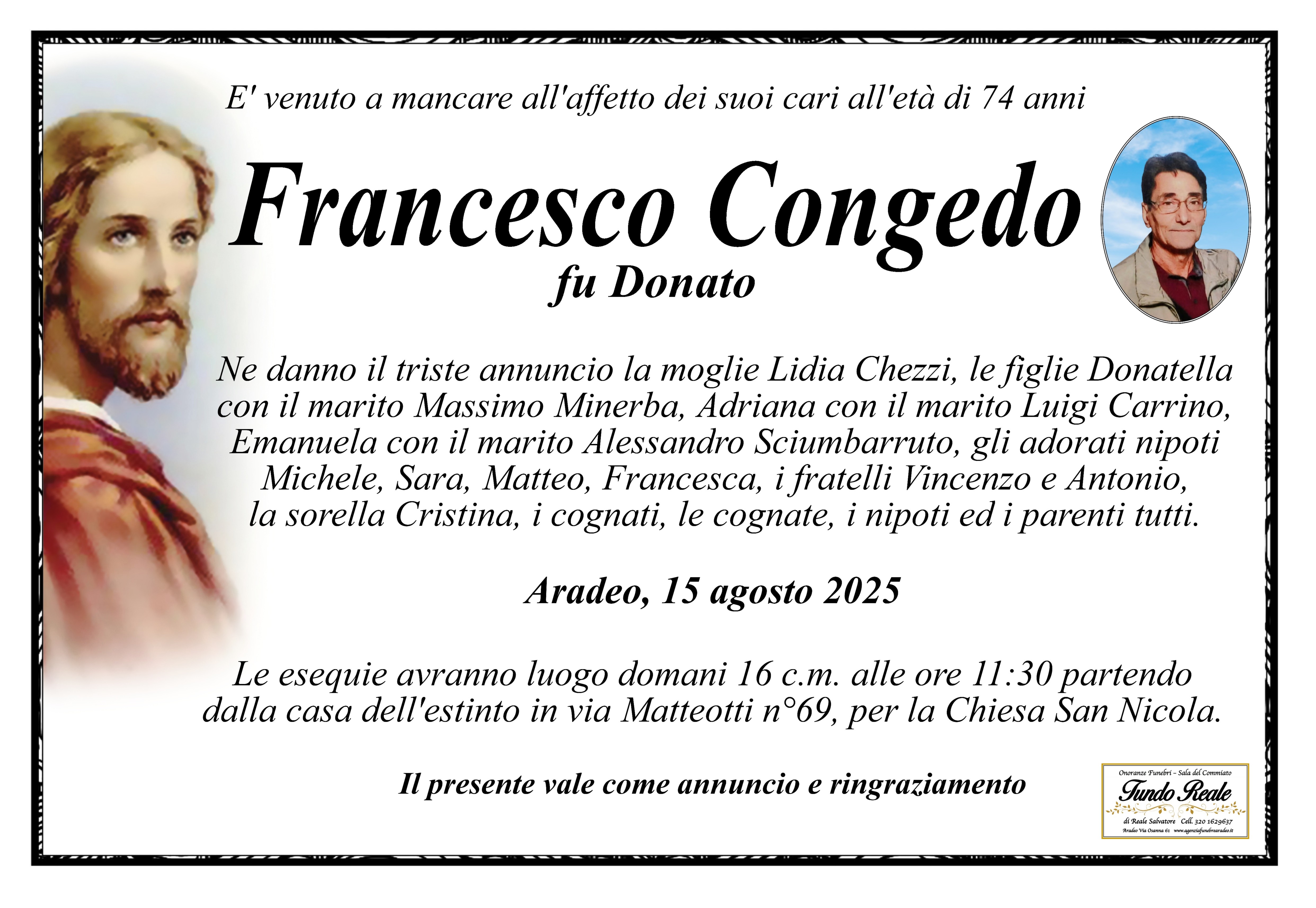 Congedo Francesco