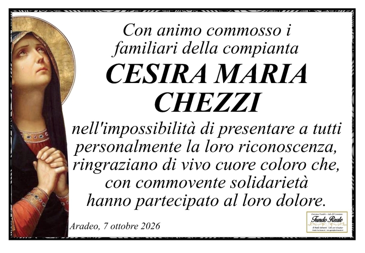 Famiglia Chezzi Cesira Maria